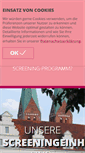 Mobile Screenshot of mamma-screening-luebeck.de